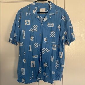 Goodfellow & Co Blue Graphic Men's Shirt